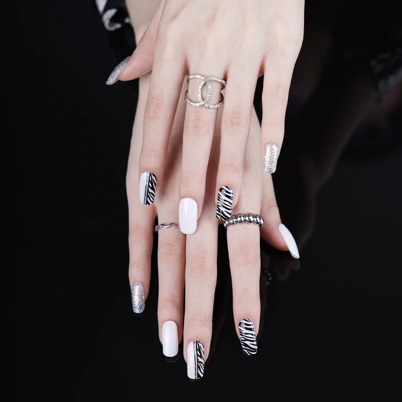 2025 Factory Price Customized Design Nail Stickers OEM/ODM Gel Polish Nail Sticker for Girl