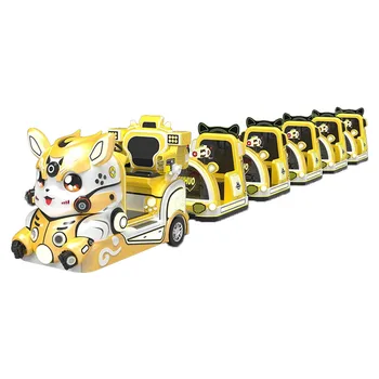 Profession amusement park sports and recreation product kids ride trackless train made in china