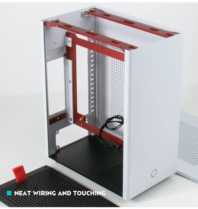 T80 DIY Mini ITX PC Gaming Chassis - Aluminum & Cooling