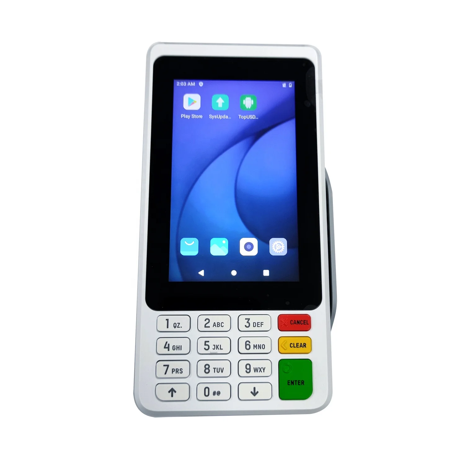 Handheld Pos Restaurant Machine with Printer Android 11 System Smart Pos Terminal with QR Scanner Bank Card Reader Device