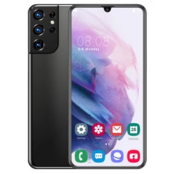Смартфон 6,7 дюймов S21 U 5g 12 Гб + 512 ГБ 5800 мач покупок онлайн сотовый телефон Hd 1440x3200 24mp + 48mp Android мобильных телефонов