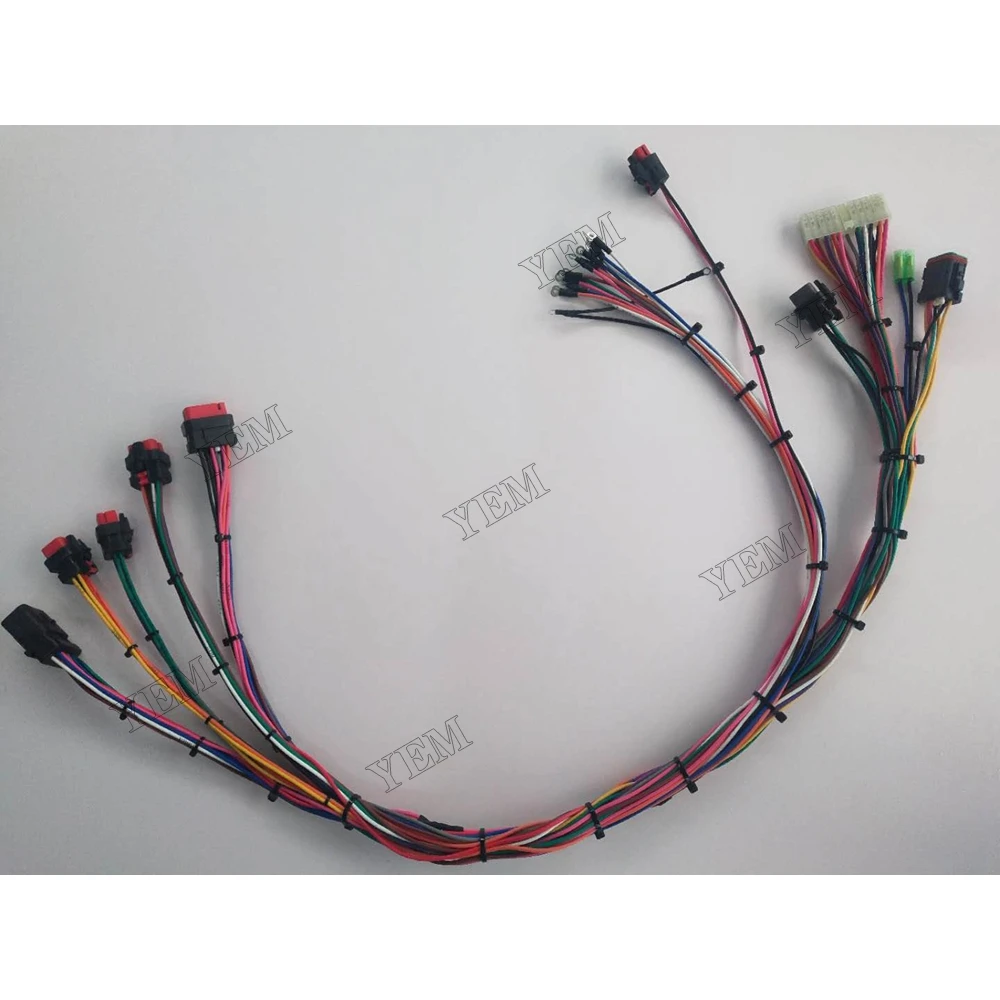 For Caterpillar 320D Right Control Handle Wiring Harness Engine Rebuild Kit 2