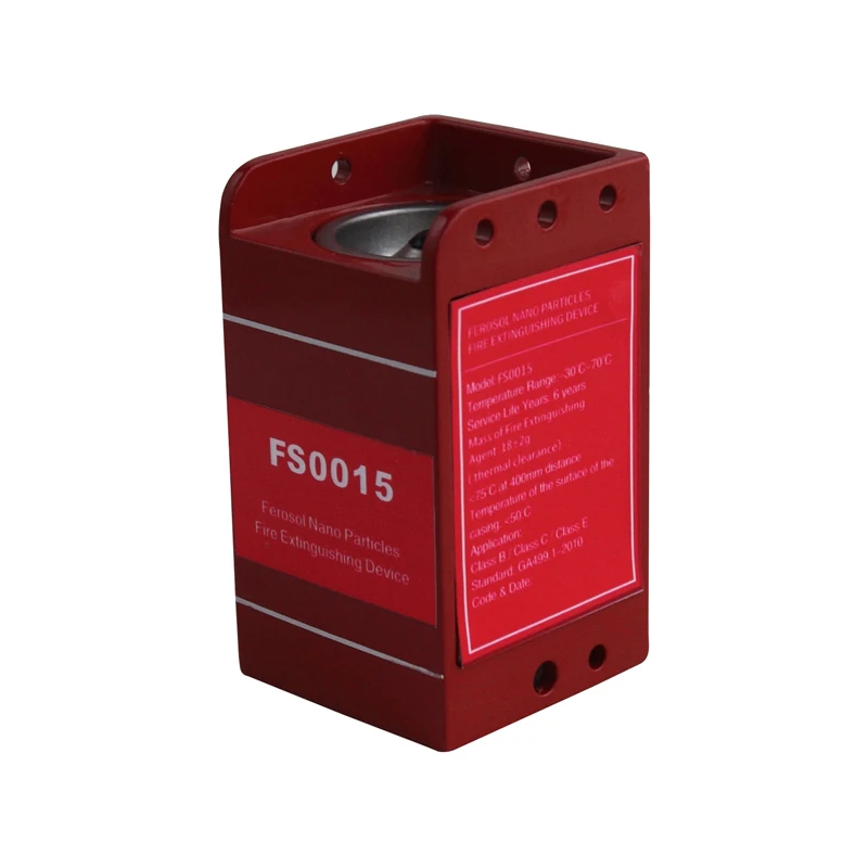 FS0015 Combined Aerosol Fire Extinguishing Device Factory Direct Sale CE Approved Ferosol Nano Particles Fire Extinguisher