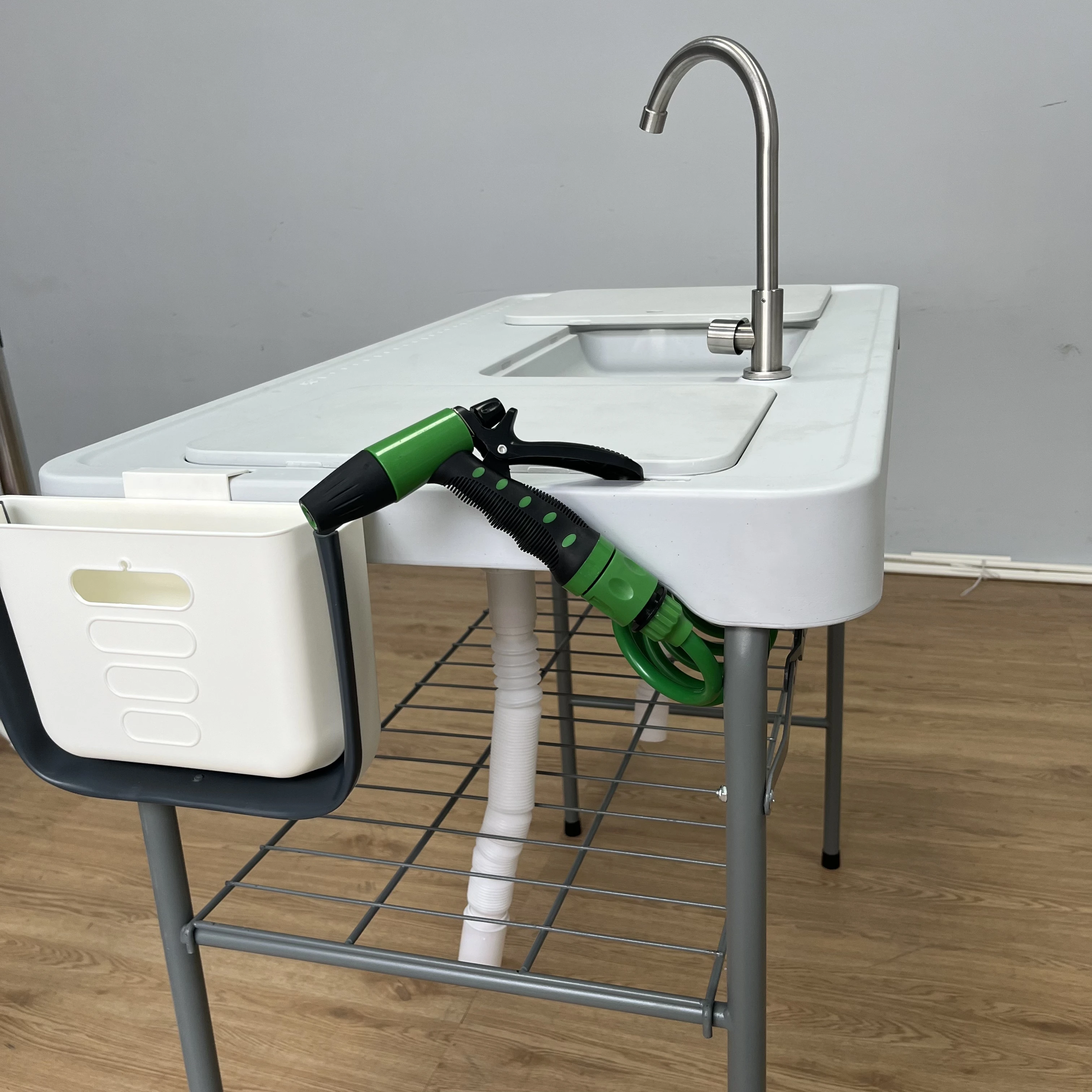 Портативный 4ft открытый охладитель льда складной стол для рыбалки чистки пластиковый