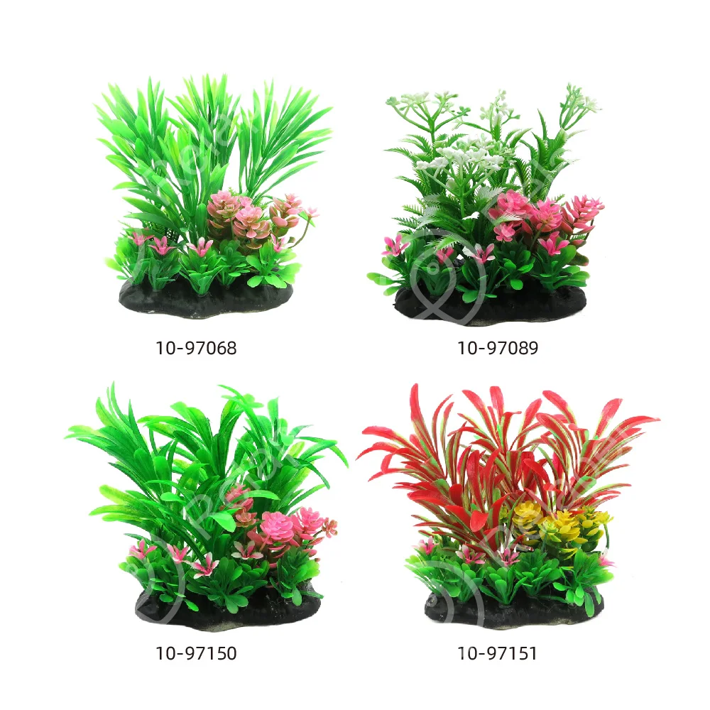 Wholesale Aquarium Plastic Plants Grass Artificial Plastic Water Plant