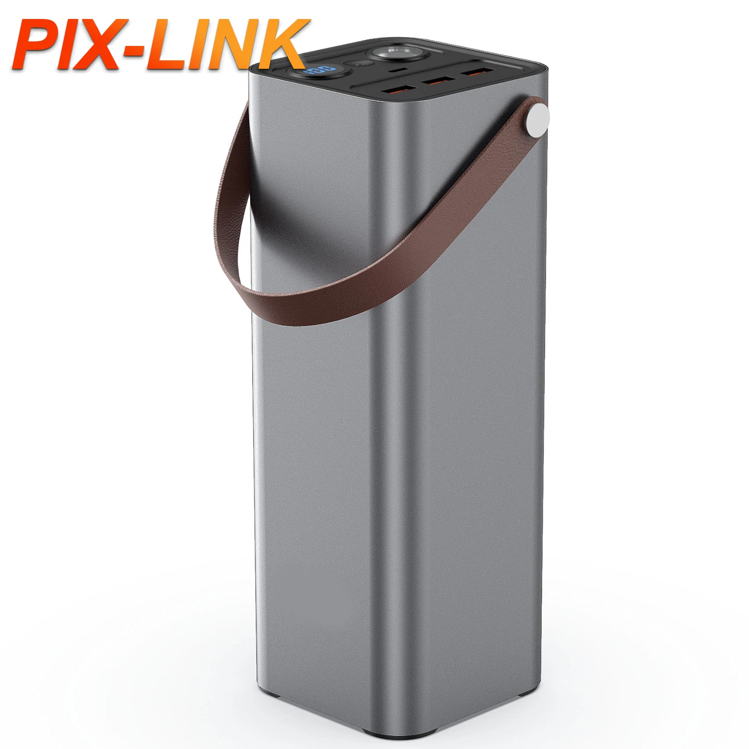 46200mAh 220V AC 200W Type-C PD65W 3 USB-A Quick Charge LED Light Digital screen Outdoor Indoor Laptop Power Bank Station33866