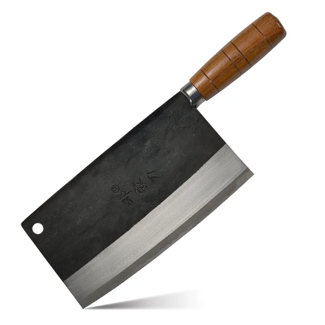 DENGJIA 7.6-Inch Blade Ultra-Sharp Composite High Carbon Steel Handmade Forged Knife and Vegetables Knife Wood Handle