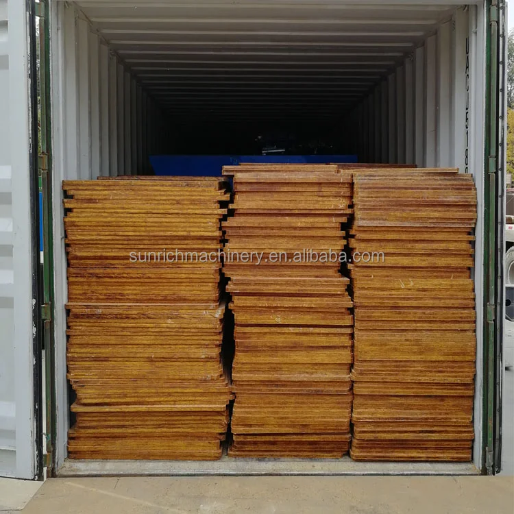 Goog Quality Block Machine Bamboo Pallet Wood Bamboo Pallets for Bricks GMT Fiber Block Pallets Price