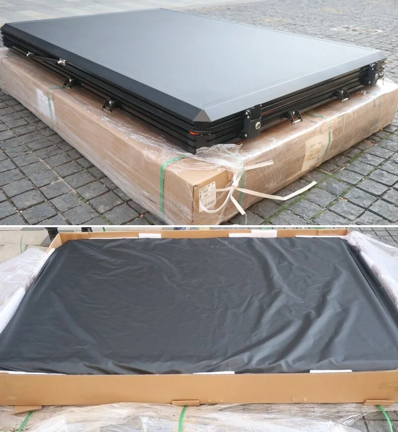 Remaco Outdoor Camping Rhombus Hardtop Roof Top Tent With Ac Port