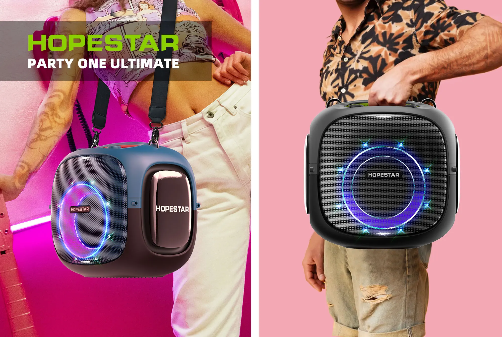 HOPESTAR Partyone Ultimate Waterproof Outdoor Wireless Speaker