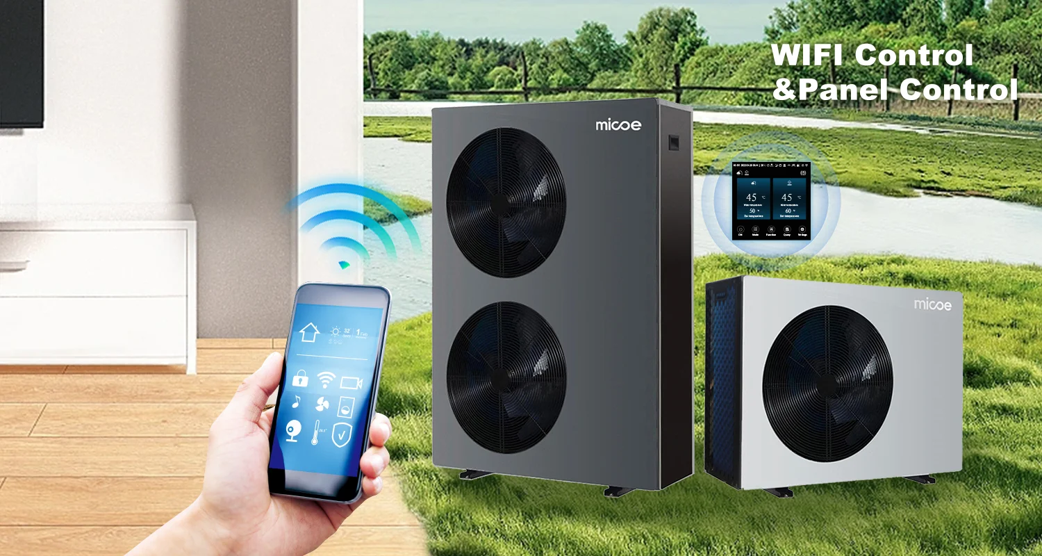 Heating Cooling Heat Pump, MICOE, R290, Monoblock, DHW - detail 14