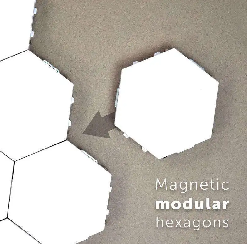 Factory Wholesale Touch Sensitive Quantum Light Creative DIY Wall Smart Hexagon Modular Led Night Light Honeycomb Light