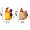 A pair of rooster and hen