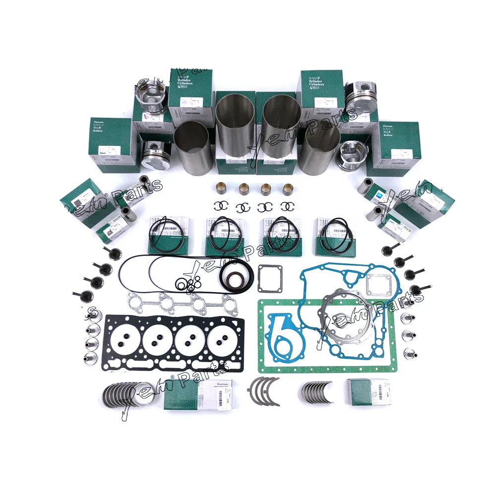 V1505 Piston Ring Engine Overhaul Gasket Kit for Kubota V1505T Engine