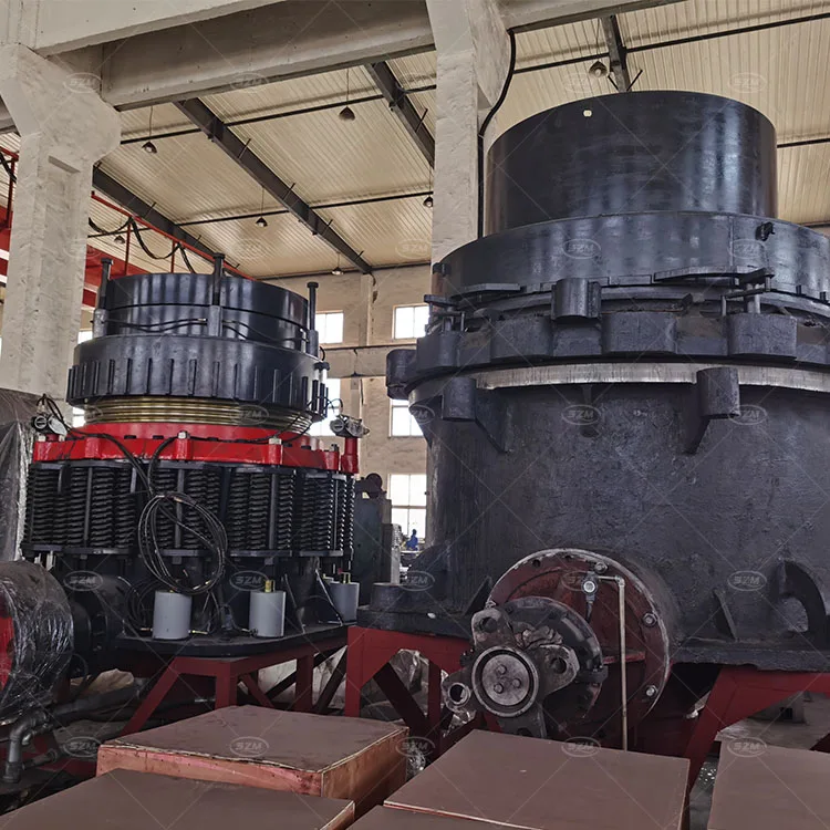 Rock Crushing Plant Machine Spring Made New Arrival Types Stone Into Lime Cone Crusher in China With Diesel Engine