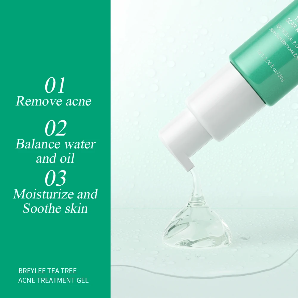 BREYLEE Advanced Formula Acne Mark Scar Soothing Gel Remova details