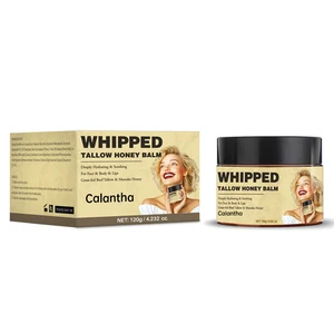 Customized Whipped Tallow Honey Balm Private Brand Aqua-Based Cleansing Face Cream 120g Moisturizing Whitening Repair for All