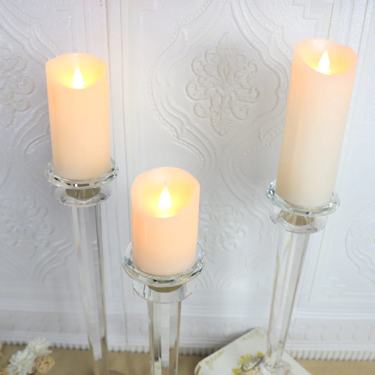 Decorating ideas crystal tealight bulk glass candle jar holders in china centerpieces manufacture