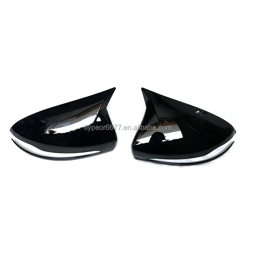 product glossy black door side wing tiypeor rearview mirror cover for mercedes benz c class w205 replacement w213 w222 glc w253-3
