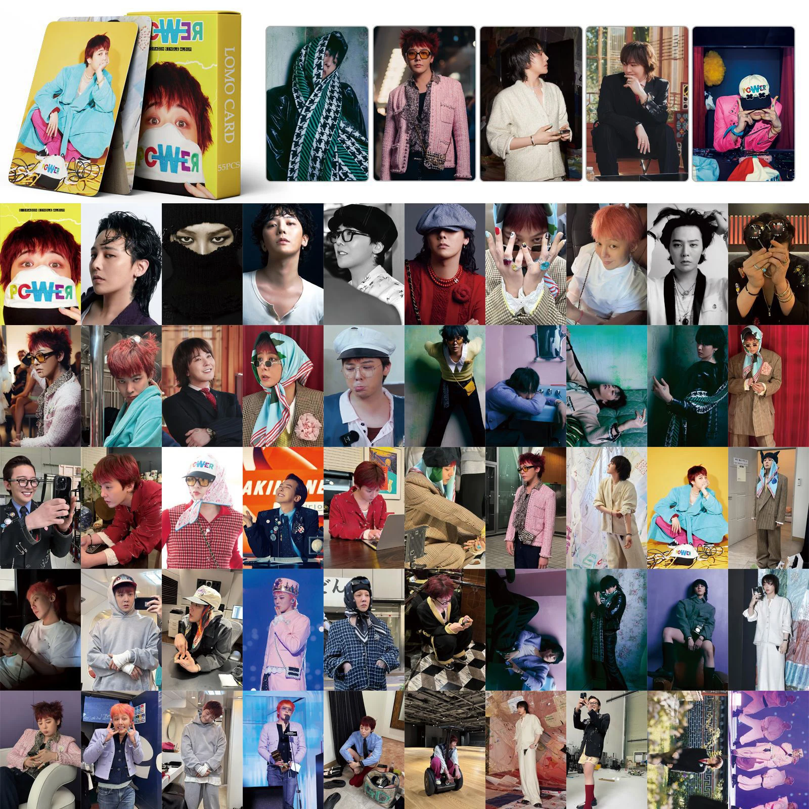 Kpop 92Pcs Bigbang G-DRAGON LOMO Cards Mini Stickers - Quality