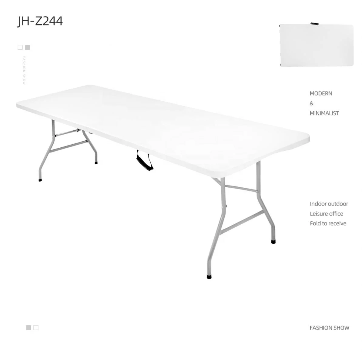 folding table for food stall