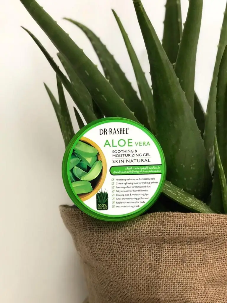 DR RASHEL Moisturizing Repairing Soothing Natural Organic Pure Aloe Vera Gel 300 ml