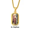 Gold-Octagonal pendant