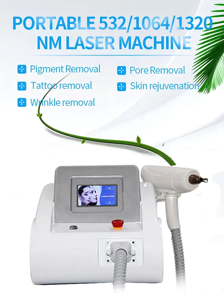 professional tatoo removal laser machine Q switched eyebrows removal nd yag laser machine