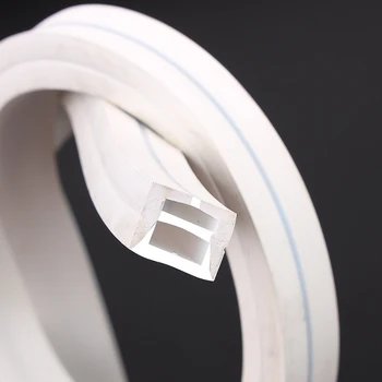 Waterproof Flexible Silicone Tube for LED Strip Lighting Strips with LED Tube Sleeve Customizable Cutting Processed