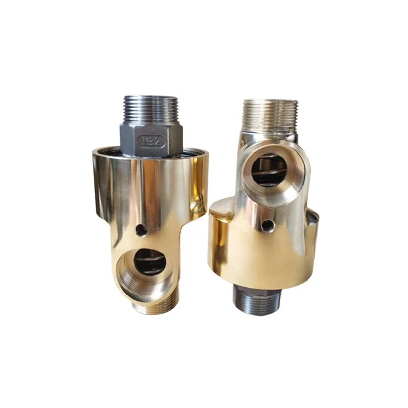 1'' HD25 Left-handed Thread One Way Rotary Joint High Temperature Oil Water 1 Inch Brass Cooling Swivel Rotating Fitting