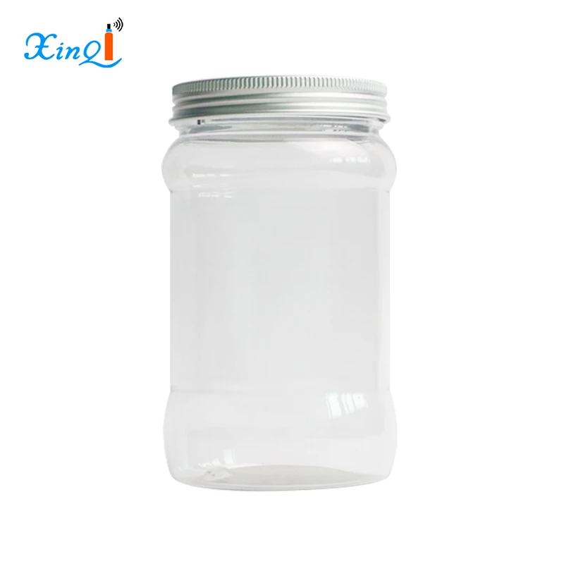 Wholesale Food Grade 500ml 45g Clear Transparent Pet Plastic Jar With