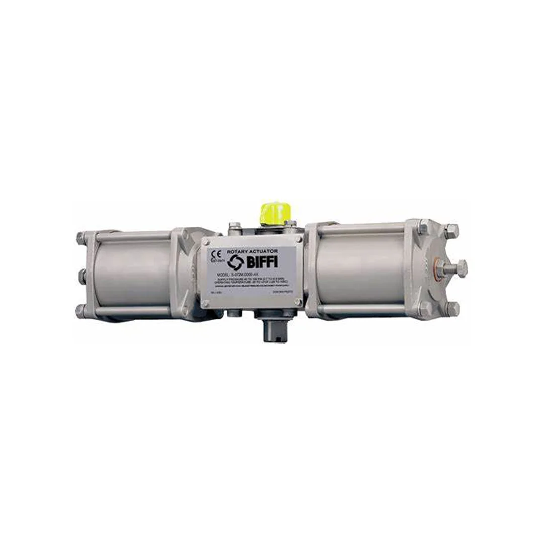 BIFFI MORIN B Series Double Acting Pneumatic Actuators Ductile Iron Stainless Steel Cylinders with Spring Return for Gas Media