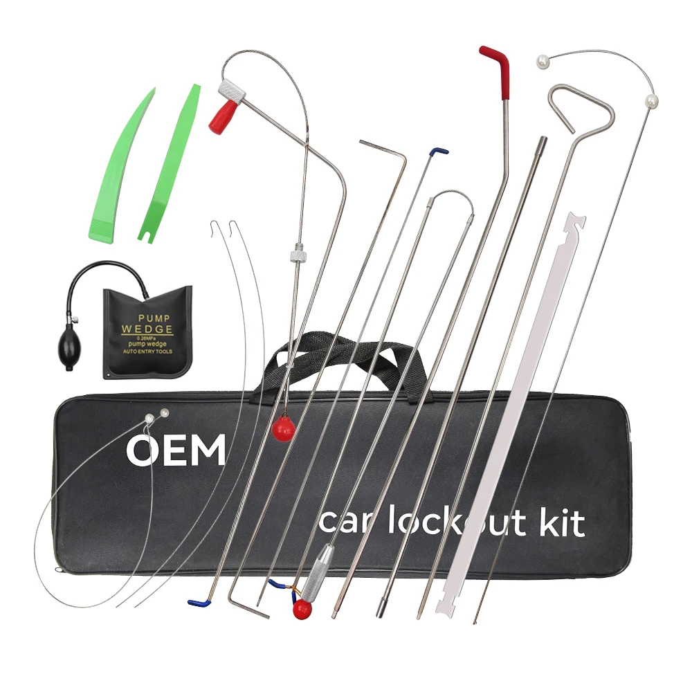 Professional Locksmith Supplies Car Door Unlock Tool Kit Car Lockout ...