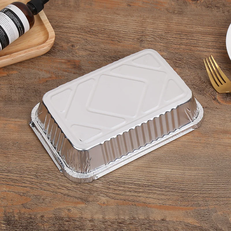 750ml Aluminium Foil Container Pakistan F1 Aluminum Foil Container with Paper Lid