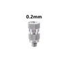 Silver - 0.2mm Hole