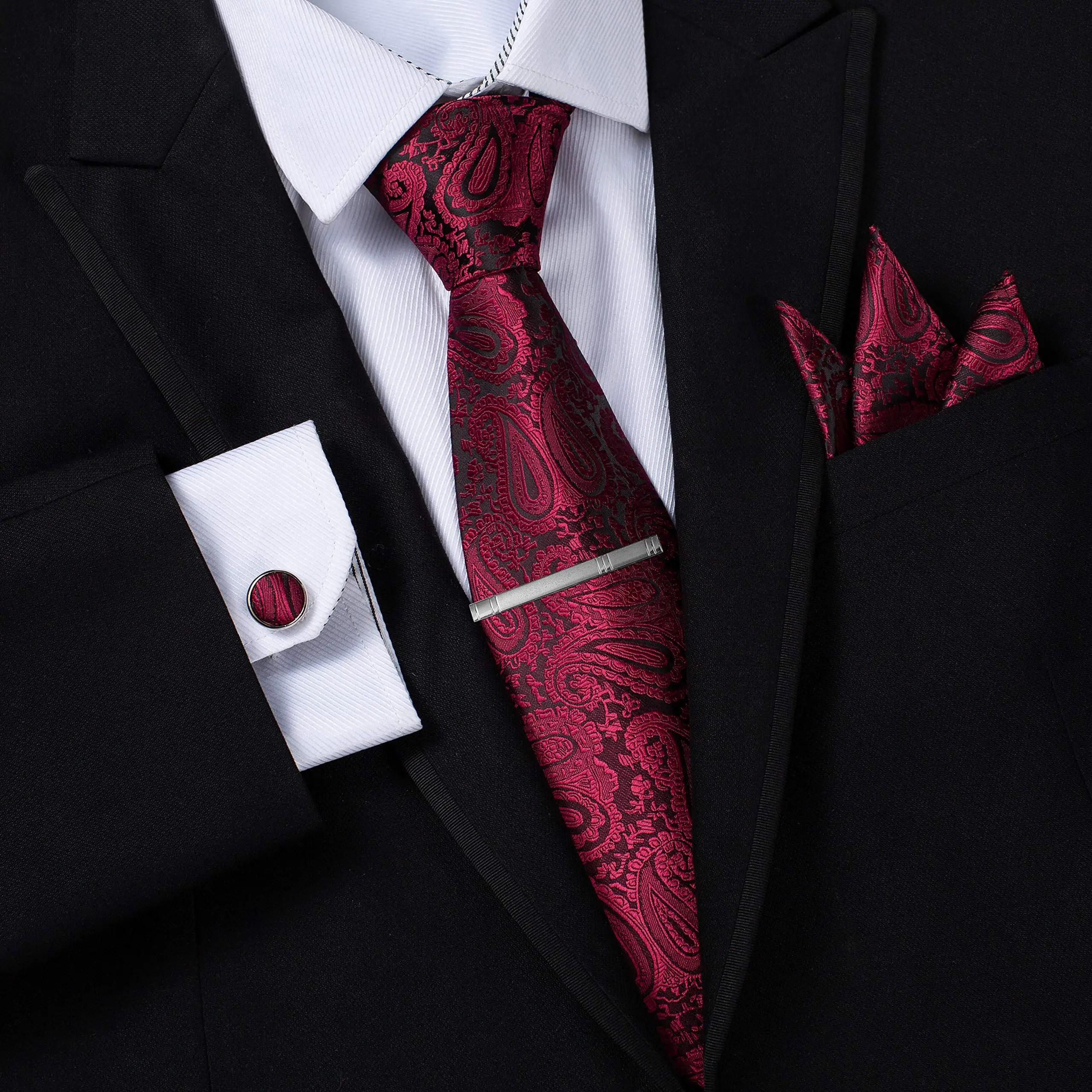 handkerchief and tie set