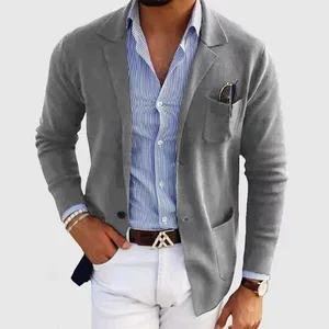 2026 New Cross-border Special for Foreign Trade Men's Business Suits Slim-fit Long Party Wedding Suit Casual Jacket for Men