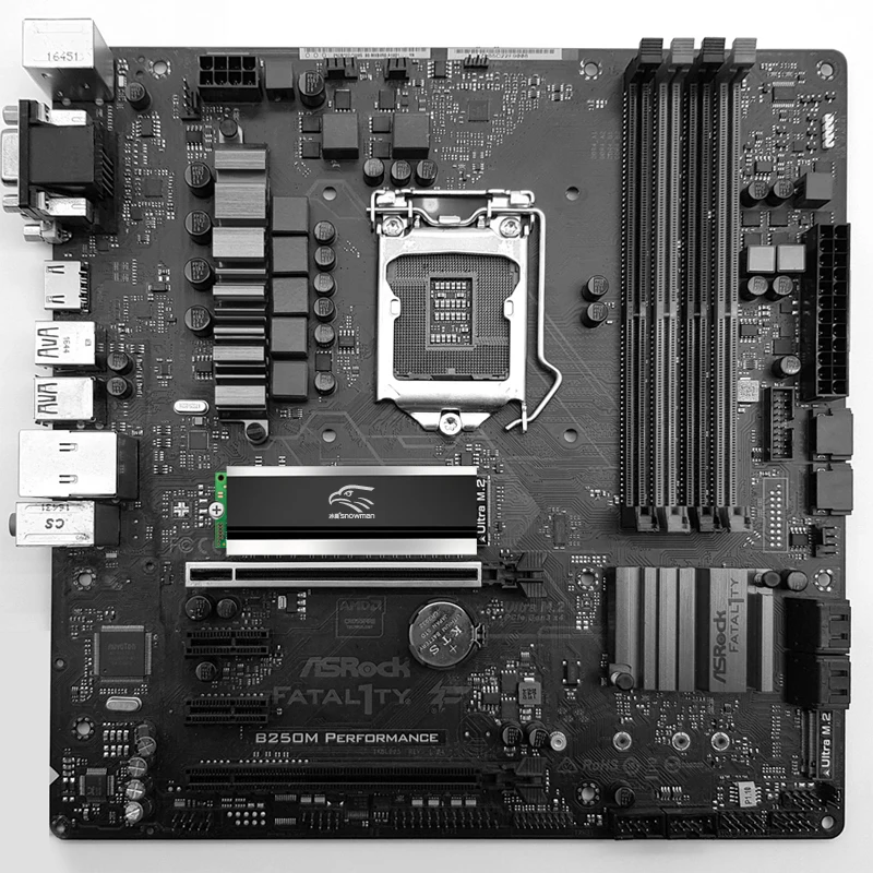 Snowman M.2 Ssd Heatsink Cooler 2280 Solid State Hard Disk Radiator M2