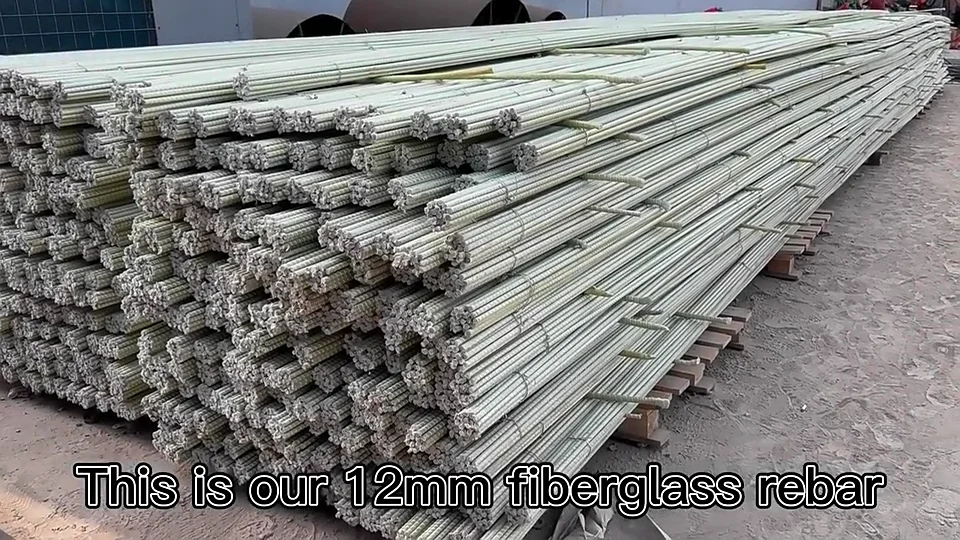 High Performance Gfrp Fiberglass Bar Glass Fiber Rebar Epoxy Composite