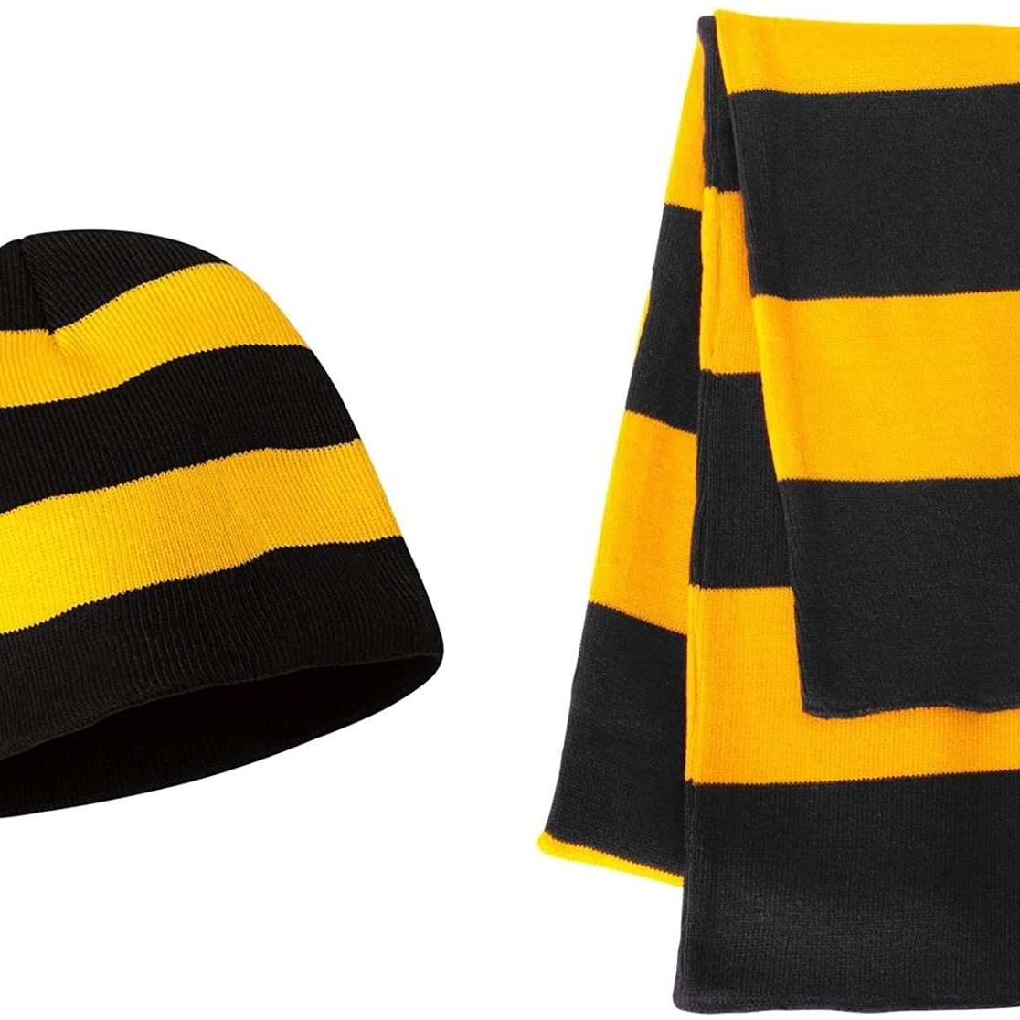 Прямая поставка от производителя, Горячая теплая Мягкая Популярная массивная элегантная мягкая акриловая вязаная шапочка-шарф в полоску для регби