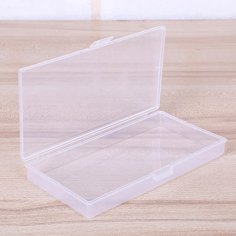 Translucent Peq Box Rectangular Transparent PP Box for Electronic Components