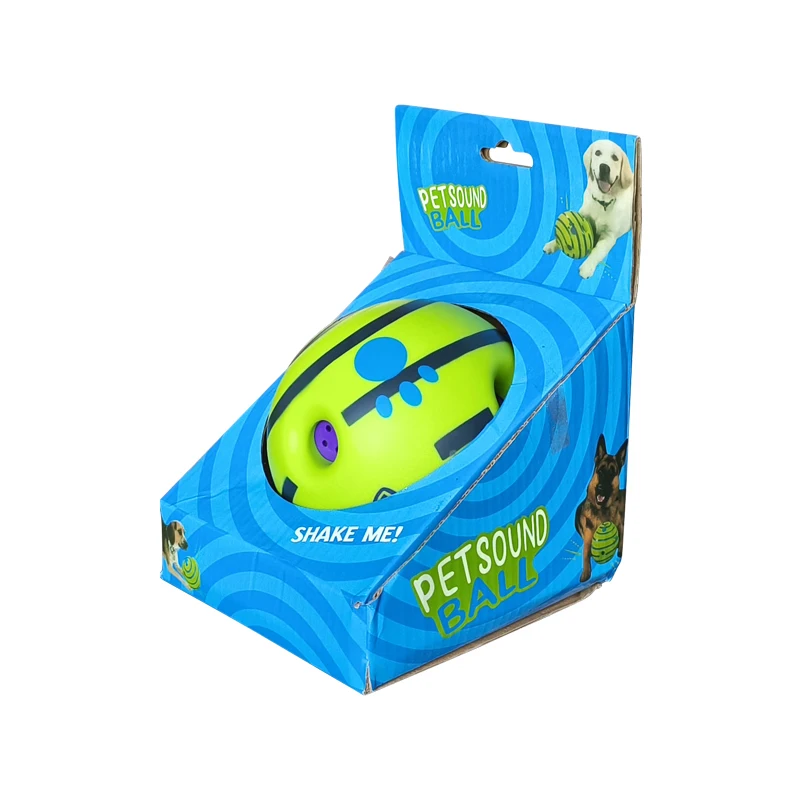 Interactive Dog Toy Funny Sounds Chew Toy Training Small Large Dogs Sport Wobble Wag Giggle Ball