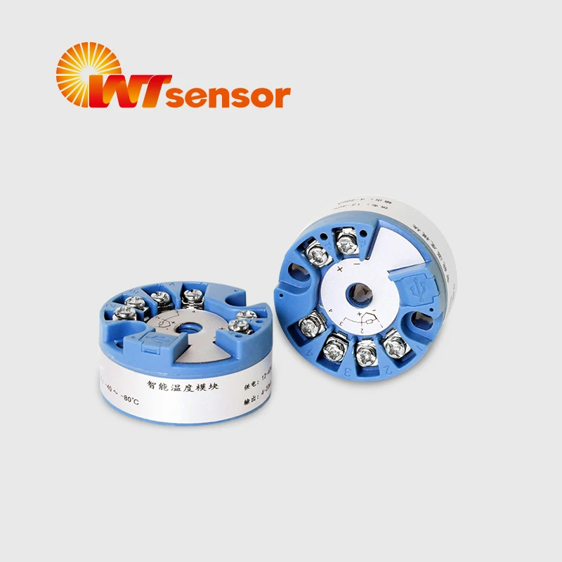 PT100 resistance temperature transmitter with Head mounted temperature  module sensor