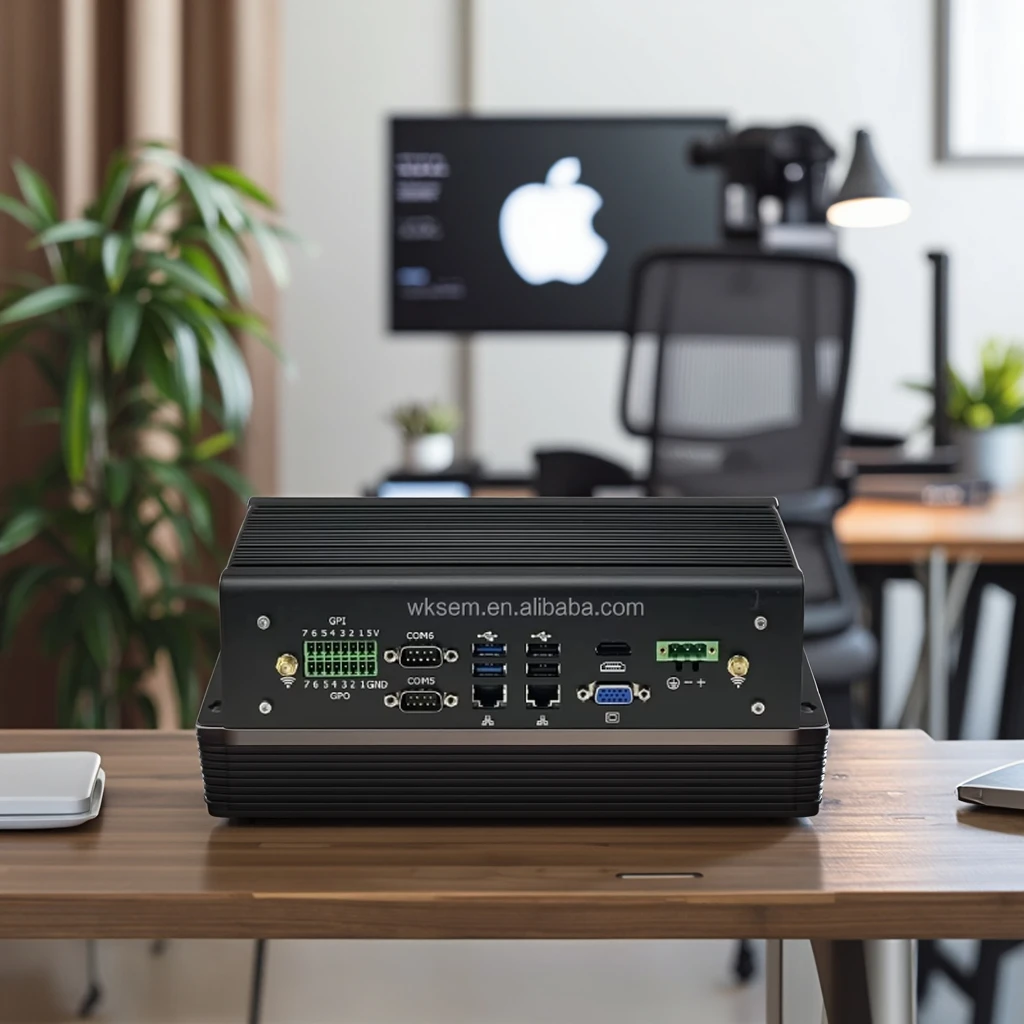 Industrial Mini PC Intel Core I5 8350U Dual Display 2GB Video Memory Six USB COM Ports Optional WiFi New SSD Hard DDR4 Business