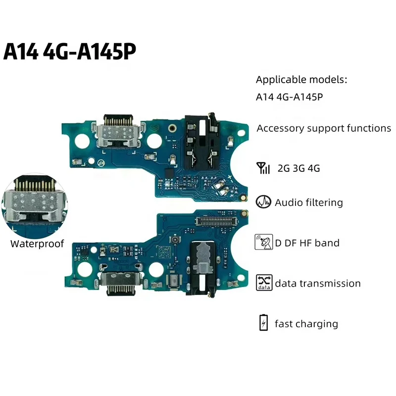 Mobile Phone Charging Port Board For Samsung A05s A04e A03s A24 A14