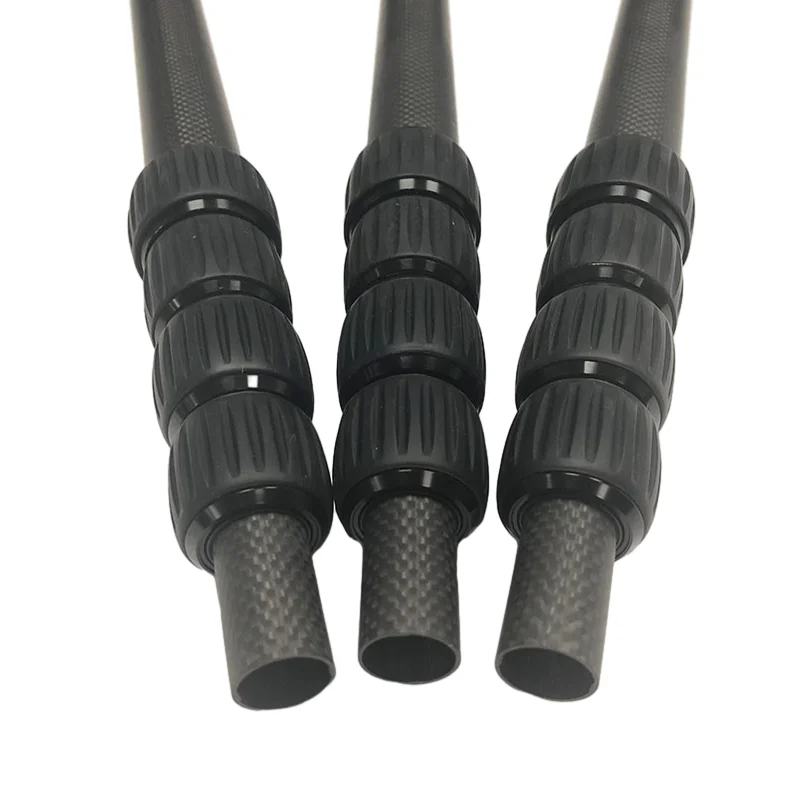 High Modulus Durable Strong Custom Made Easy Carrying Light Twist Locks Carbon Fiber Telescopic Tube Rod