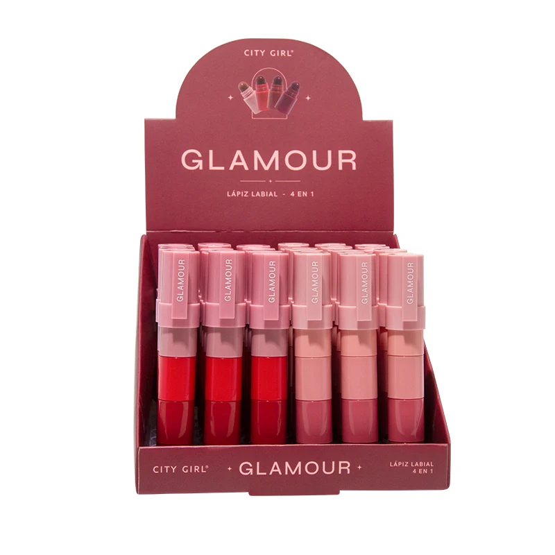 4 in 1 Mini Lipstick Design Set Mixed Different Colors Popular Custom Cute Lipstick