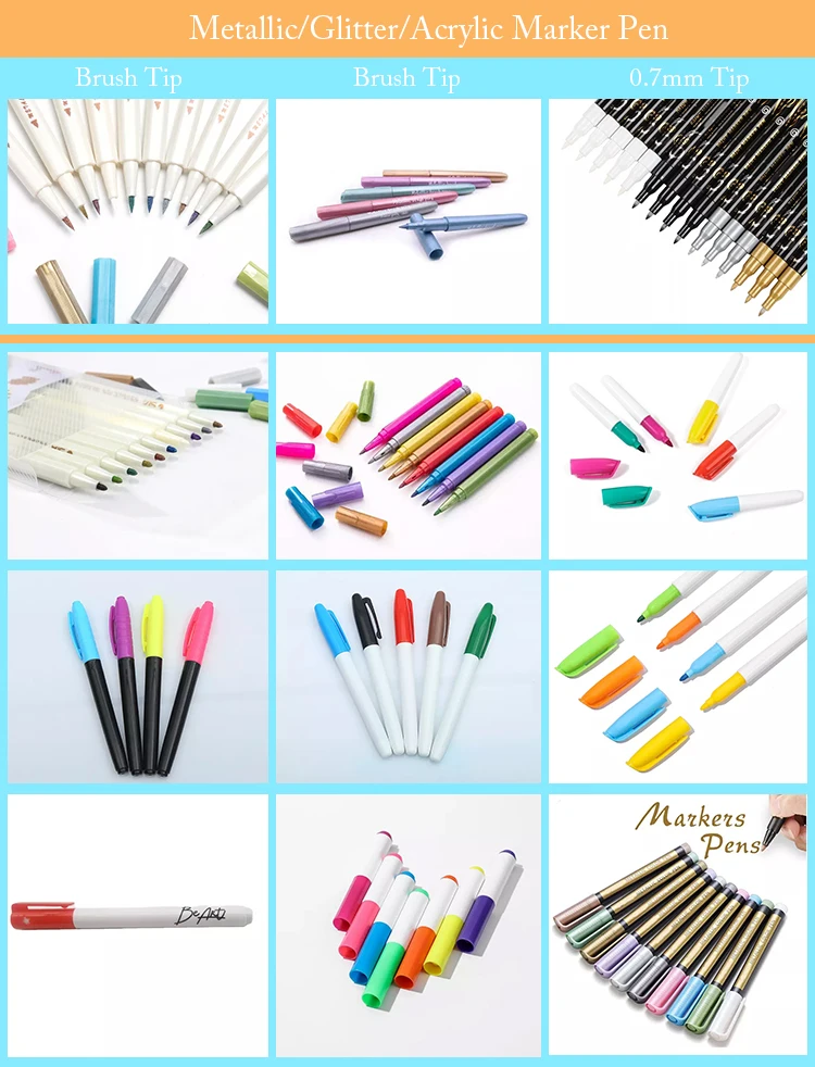 Free Sample Manufacturer Custom Chalk Metallic Color Dry Erase Painting