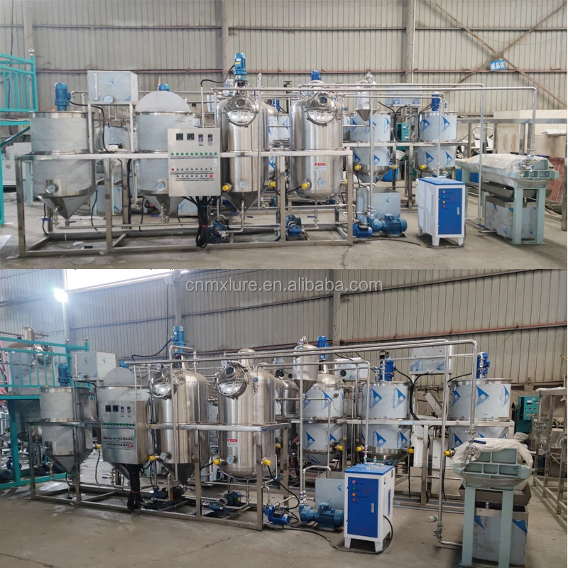 Refined Vegetable Oil Refining Machine Line