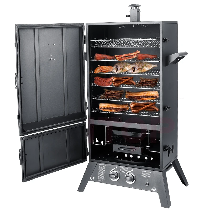 Cast-iron Commercial Wood Smoker Smoke House Automatic Smoke House ...